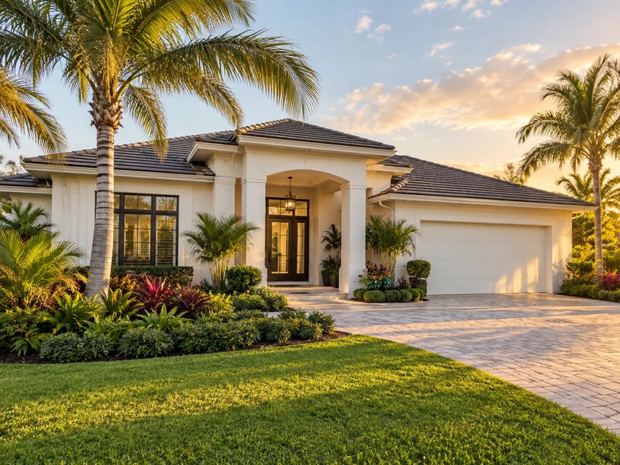 Illustrative Florida residential home